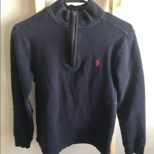 Navy Youth Ralph Lauren 1/4 zip
